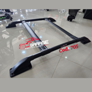 Kit portaequipaje techo negro Cod. 705