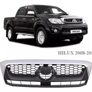Parrilla Frontal Deportiva (Estilo Colmena) para Toyota Hilux (2008-2011)
